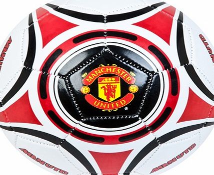 Hy-pro Manchester United Star Football - White - Size 5