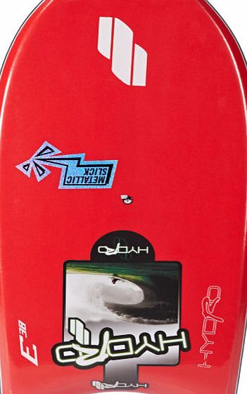 Hydro E-Board Red Bodyboard - 38 inch