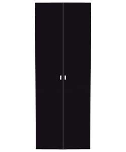 Kids Modular Double Wardrobe Door - Black