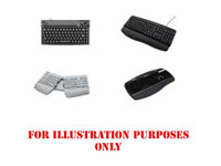 HYPERTEC Accuratus 540 Black PS/2 mini keyboard