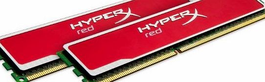 HyperX 8GB 1600MHz CL9 DDR3 HyperX Memory Kit (2 x 4GB) - Red