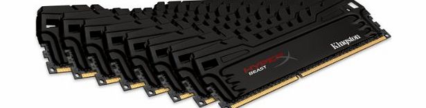 HyperX Beast DDR3 1866 MHz DIMM 64 GB Memory Kit (8 x 8 GB) - XMP Ready