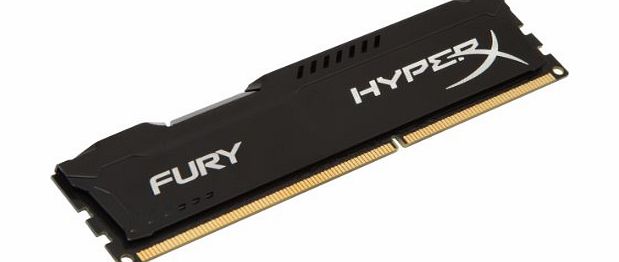 HyperX FURY Series 8GB DDR3 1600MHz CL10 DIMM Memory Module - Black