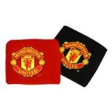 HYPRO OFFICIAL MANCHESTER UNITED F.C. RED AND BLACK WRISTBANDS