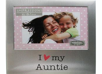 I Love My Auntie 6 x 4 Photo Frame