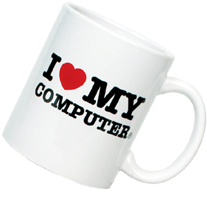 I Love My Computer Mug
