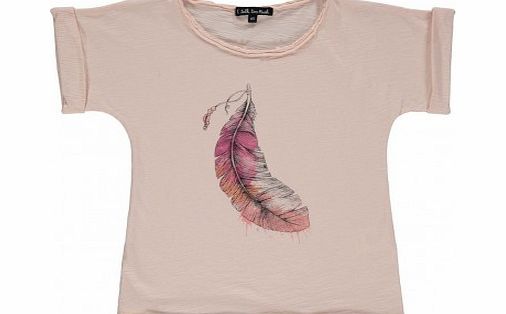 Feather Esther T-shirt Powder pink `2 years,4