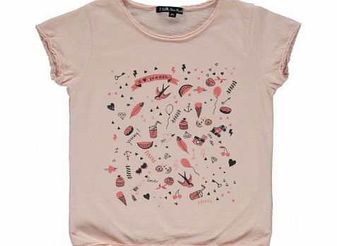 I Love Summer Eddie T-shirt Old rose `6