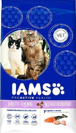 IAMS, 2102[^]0138520 Adult Multicat Chicken and Salmon