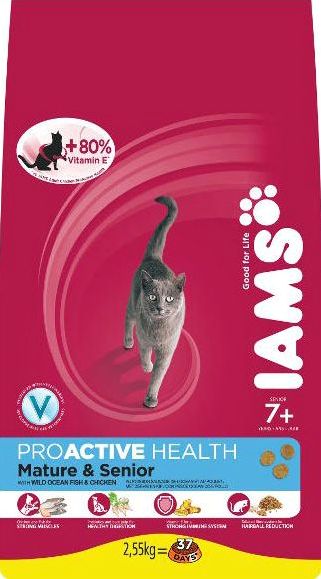 IAMS, 2102[^]0138493 Cat Mature/Senior Fish 300g