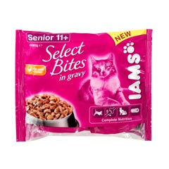 Cat Select Bites Senior 100g 4 Pack