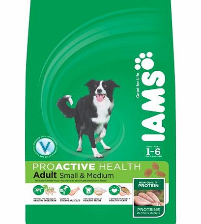 Iams Dog Food ProActive Health Adult Small amp; Medium 12 kg