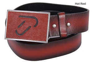 Ian Poulter Ombre Belt with Embossed Leather Buckle