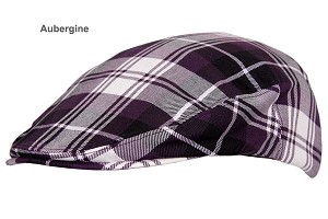 Ian Poulter Design Ian Poulter Tartan Flat Cap