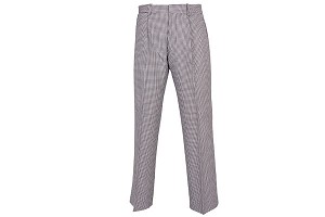 Ian Poulter Design Ian Poulter Wide Leg Dog Tooth Check Trousers