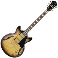 AM93 Semi Acoustic Guitar Antique Yellow