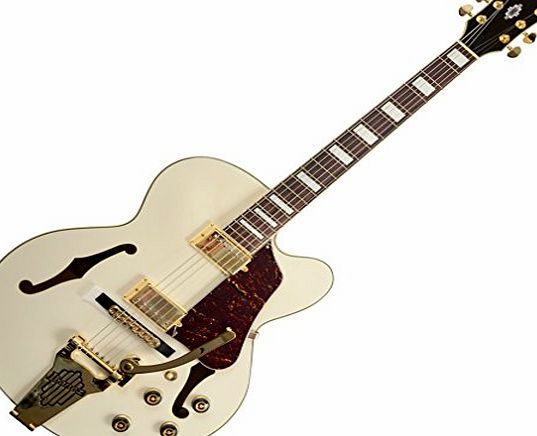 Ibanez Artcore AF75TDG-IV Semi-Acoustic Hollow Body Guitar with Trem in Ivory