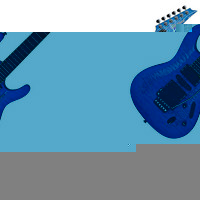 S570DXQM Electric Guitar Bright Blue Burst