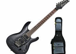Ibanez S670QM Electric Guitar Transparent Gray