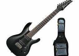 Ibanez S7521 7-String Electric Guitar Black  