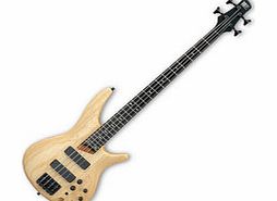 Ibanez SR600 Bass Guitar Natural Flat with FREE
