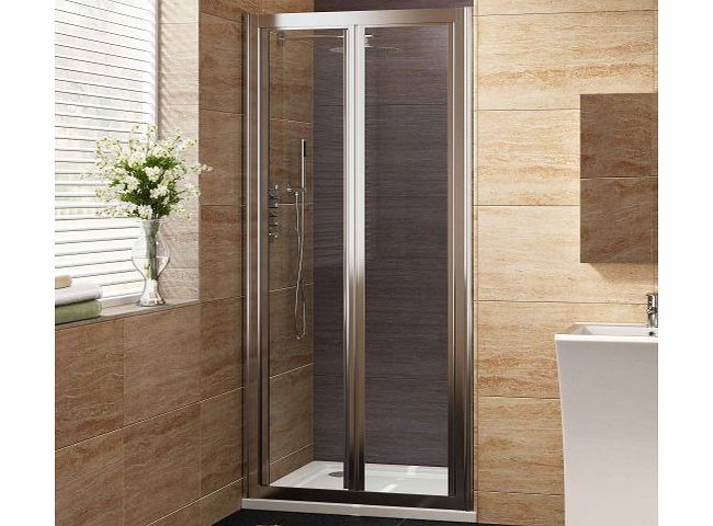 iBath Phoenix Bi-Fold Shower Enclosure for Alcove - 760mm