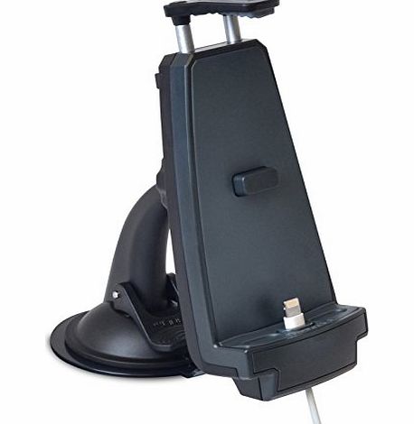 iBolt iProDock Lightning In-Car Dock Cradle Charger for iPhone 5/5S/5C/6 - Black