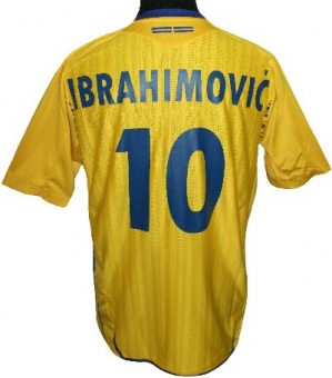 Ibrahimovic Umbro 08-09 Sweden home (Ibrahimovic 10)