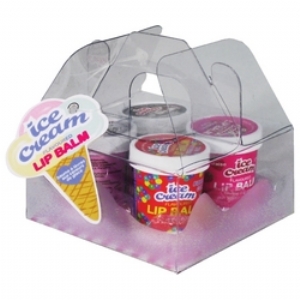Ice Cream Lip Balm - Set of 4