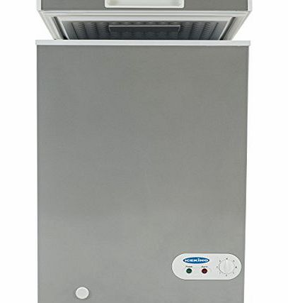 Ice-King ICEKING CH100S Chest Freezer, Silver