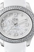 Ice-Watch Ladies Ice-Crystal Silver White Watch
