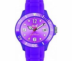 Ice-Watch Sili-Purple Sunray Dial Watch