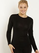 Icebreaker, 1297[^]128779 Womens Everyday Long Sleeve Crewe - Black