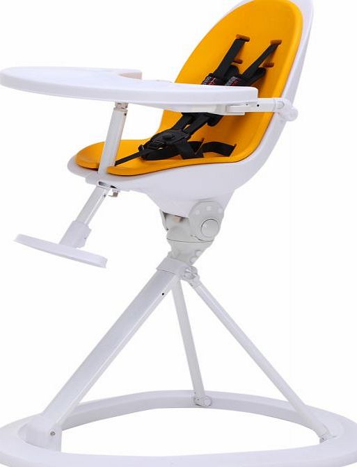 Icklebubba Ickle Bubba Orb Highchair-White/Yellow