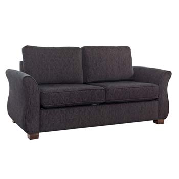 Icon Designs St Ives Roma 2 Seater Sofa Bed in Black