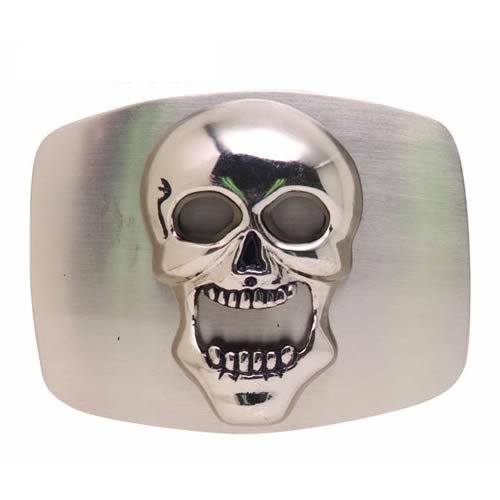 Icon Mens Icon Skull Bottle Opener Buckle N/a