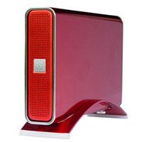 Icybox IB-360U-R-RL Red Aluminium IDE to USB 2.0 with Red Light