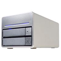Icybox Stardom SL3620-2S-LB2 Gigabit LAN / NAS 2x 3.5 SATA with RAID 0 1