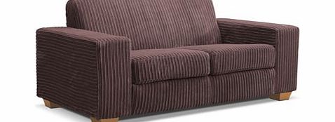 Ideal Brown 2 Seater Jumbo Cord Sofa