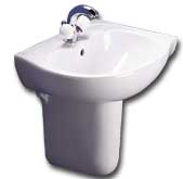 Space Offset Washbasin Right Hand 1 Taphole