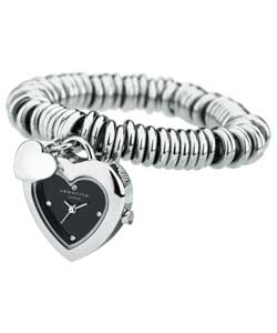 Ladies Heart Dial Bracelet Watch