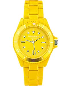 Identity London Unisex Yellow Watch