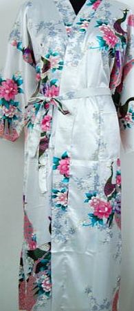 iff untoldable Lingerie Kimono Robe Sleepwear Gown White One Size