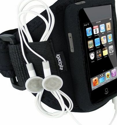 iGadgitz Neoprene Sports Gym Jogging Armband for iPod Touch 1st, 2nd, 3rd amp; New 4th Generation 8gb, 16gb, 32gb amp; 64gb