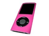 iGadgitz PINK Silicone Skin Case Cover for Apple iPod Nano 4th Gen Generation 4G new Nano-Chromatic 8gb and 16gb   Screen Protector and Lanyard