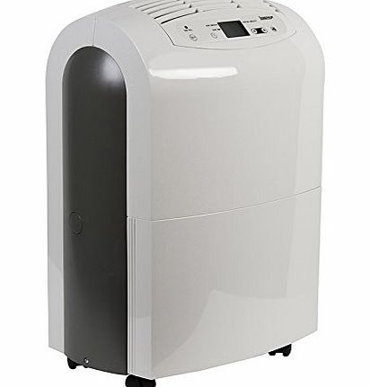 IG9800 Eco Lightweight and Portable 20 litre Capacity Dehumidifier in White with Functional Electronic LCD Display Function