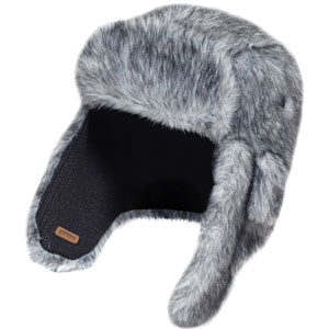 Fur Trapper Trapper hat - Grey
