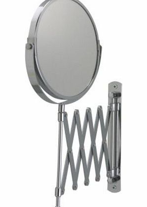 FRACK Extendable Telescopic Wall Mounted Bathroom Shaving Mirror