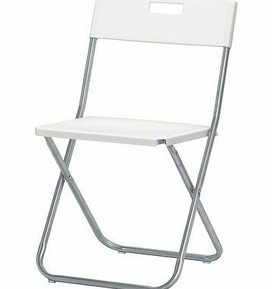 Ikea  GUNDE - Folding chair, white