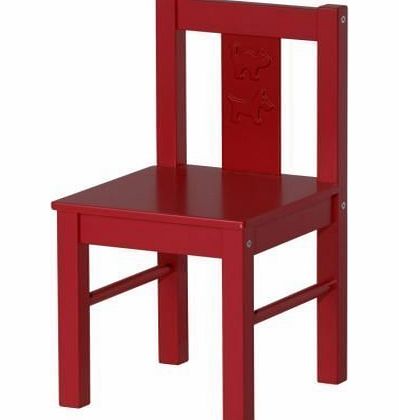 Ikea  Kritter Childs Chair Red